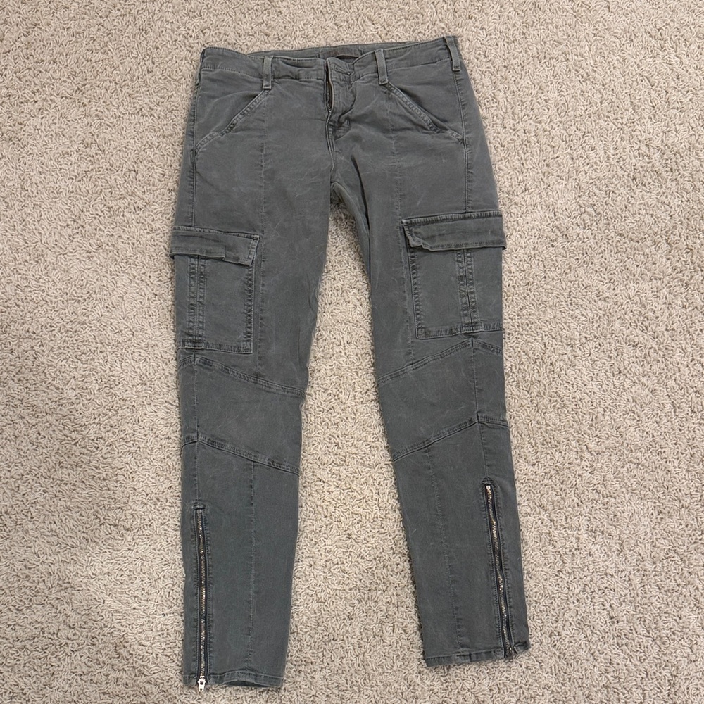 J Brand Women's green Cargo Skinny Jeans